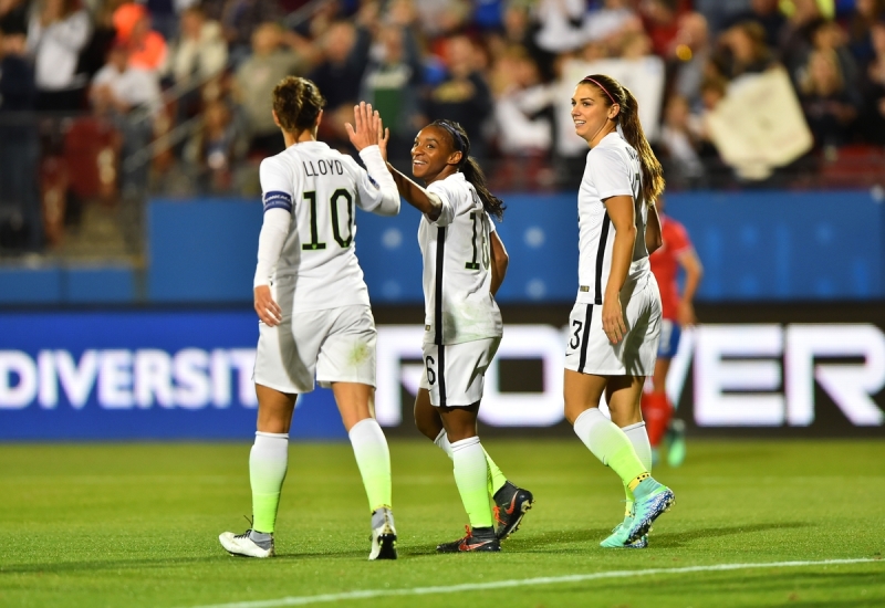 USWNT Defeats Costa Rica 5-0 in Olympic Qualifying Opener